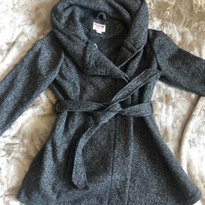 Salt and pepper pea coat